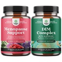 Συμπληρώματα ολικής εμμηνόπαυσης - Hot Flashes Relief - Dong Quai Vitex Chaste Berry και Black Cohosh και Pure DIM με Bioperine - Diindolylmethane Testosterone Complex με Broccoli Florets