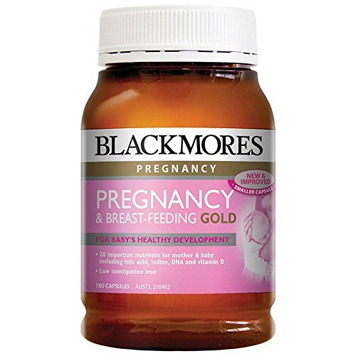 Blackmores Κύηση & Θηλασμός Χρυσό 180 Caps συμπλήρωμα υγείας Απαραίτητα θρεπτικά συστατικά για τη μητέρα και το μωρό, DHA ιχθυέλαιο