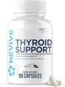 Revive MD Thyroid Supplement Υποστήριξη για άνδρες & γυναίκες - Πλήρης ανάμειξη των Nutritents Υποστηρίζει υγιή Thyroid λειτουργία με την Ουσιαστική Βιταμίνη, Ορυκτά & Βότανα (90 κάψουλες, 30 εξυπηρετούν)
