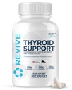 Revive MD Thyroid Supplement Υποστήριξη για άνδρες & γυναίκες - Πλήρης ανάμειξη των Nutritents Υποστηρίζει υγιή Thyroid λειτουργία με την Ουσιαστική Βιταμίνη, Ορυκτά & Βότανα (90 κάψουλες, 30 εξυπηρετούν)