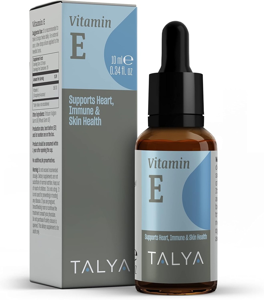 TALYA Βιταμίνη Ε Υγρές σταγόνες 0,34 fl.oz 