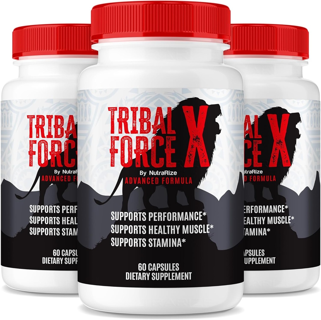 (3 Pack) Φυλετική δύναμη X κάψουλες, TribalForceXL μέγιστη υποστήριξη απόδοσης για τους άνδρες, TribalForce X όλα τα φυσικά χάπια, TribalForces XXL αρσενική φόρμουλα για τη διαρκή ενέργεια, TribalForces X κριτική (180 κάψουλες)