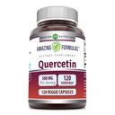 Amazing Formulas Quercetin 500mg 120 Κάψουλες Veggie συμπλήρωμα - Μη ΓΤΟ - Χωρίς γλουτένη - Υποστηρίζει τη συνολική υγεία & ευεξία