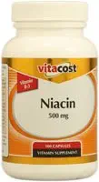 Vitacost Νιασίνη (Vitamin B-3) - 500 mg - 100 Καψάκια