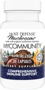 Host Defense MyCommunity Capsules - 17 Species Blend Mushroom Supplement for Immune Support - Herbal Aid with Lion's Mane, Reishi, Chaga, Cordyceps, Turkey Tail & More - 30 Capsules (15 Servings)*