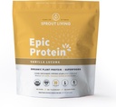 Sprut Living Epic Protein, Πρωτεΐνη & Superfoods με βάση φυτά σε σκόνη, Vanilla Lucuma σκόνη 20 γραμμάρια οργανική πρωτεΐνη σε σκόνη, Vegan, μη γαλακτοκομικά, μη-ΓΤΟ, Χωρίς γλουτένη, χαμηλή ζάχαρη (5 Λίρες, 60 σερβίτσια)