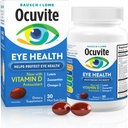 Ocuvite Eye Health, Lutein & Zeaxanthin Supplement, Eye Vitamin with Antioxidant Vitamin D, C, E & Omega-3, Helps Protect Eye Health, 30 Softgels