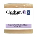 Chatham Natural Skin Care Eczema Relief Σαπούνι βρώμης, Καταπραϋντικό λουτρό βρώμης, θεραπεία για έκζεμα rosacea, ψωρίαση