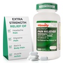 Εργαστήρια Time-Cap, INC. Timely Extra Strength Πονοκέφαλος Ανακούφιση - Acetaminophen με ασπιρίνη & καφεΐνη (300 Caplets) - Πονοκέφαλος, ημικρανία και πλάτη και πόνος του σώματος & μυϊκοί πόνοι - Επιπλέον δύναμη - Made in USA