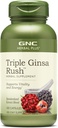 GNC Herbal Plus Triple Ginsa Rush, υποστηρίζει ζωτικότητα και ενέργεια, 100 κάψουλες