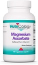 Nutricology Συμπλήρωμα ασκορβικού μαγνήσιου - 1000mg Buffered Vitamin C, Ανοσολογική Υποστήριξη, Μαγνήσιο Σκόνη, Κτηνοτροφικές Κάψουλες - 100 Count