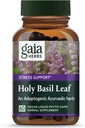 Gaia Herbs Holy Basil Leaf - Traditionally Used to Support Stress Response - Adaptogenic Ayurvedic Herb* - 60 Vegan Liquid Phyto-Capsules (30-Day Supply)