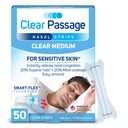 Ρινική ταινίες Medium, Clear, 50 ct 