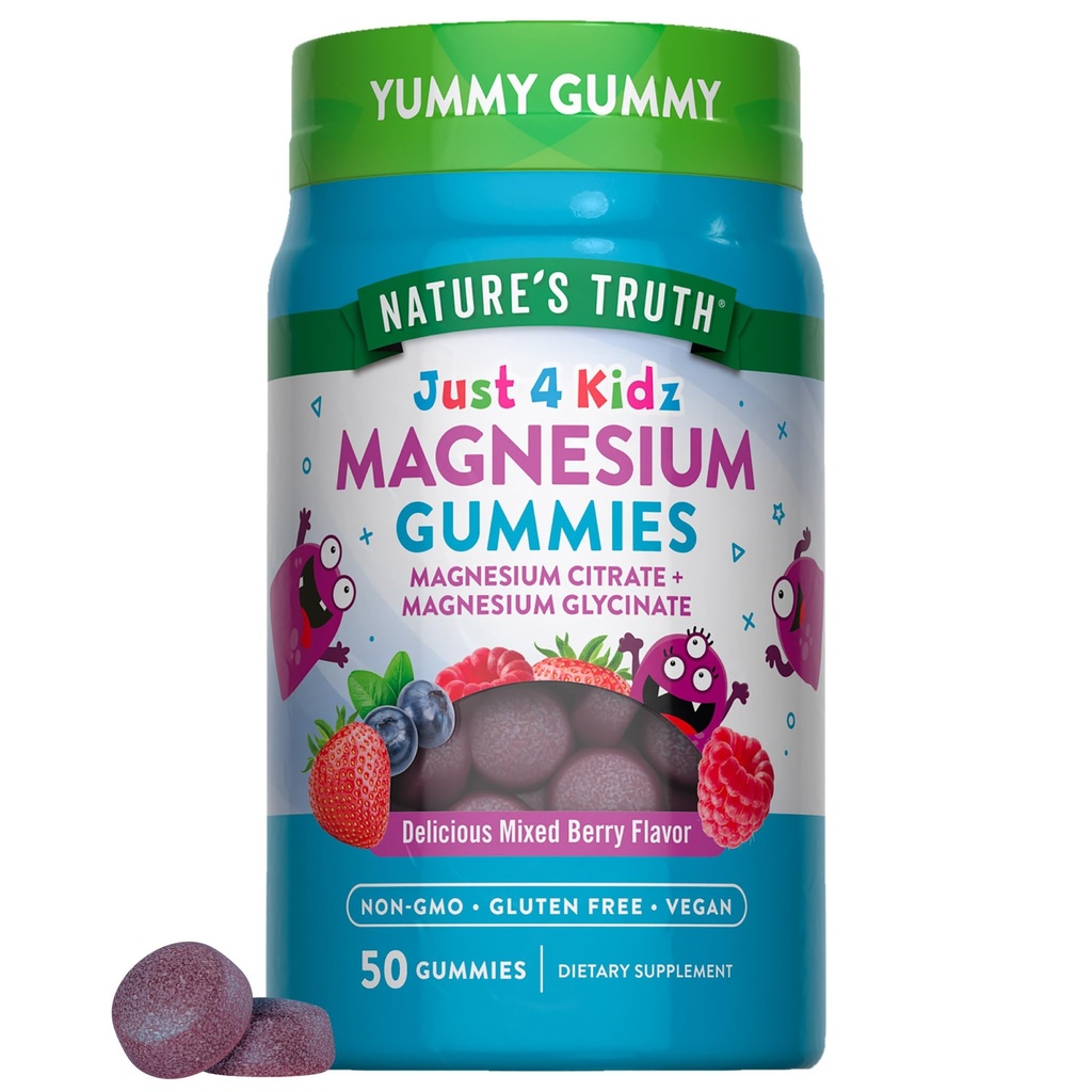 Η αλήθεια της φύσης Μαγνήσιο Gummies για τα παιδιά 