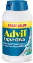 Advil Liqui-Gels Pain Reliever and Fever Reducer, Pain Medicine for Adults with Ibuprofen 200mg for Panhone, Backache, Menstrual Pain and Joint Pain Relief - 200 Liquid Filled Capsles