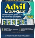 Advil Liqui-Gels Pain Reliever/Fever Reducer, Solubilised Ibuprofen 200mg, 2/Packet, 50 πακέτα/Box (016902)