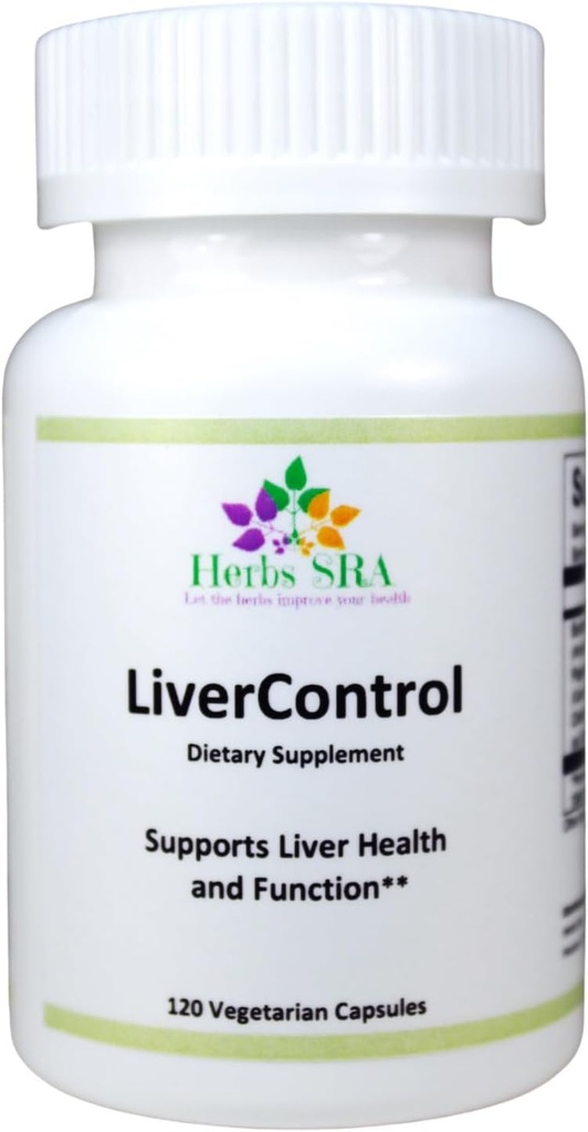 LiverControl - Συμπλήρωμα διατροφής με Burdock Root, Παπάγια Σπόροι, και Choline για το συκώτι Detox και την υγεία, 120 Veg Caps, Made in USA