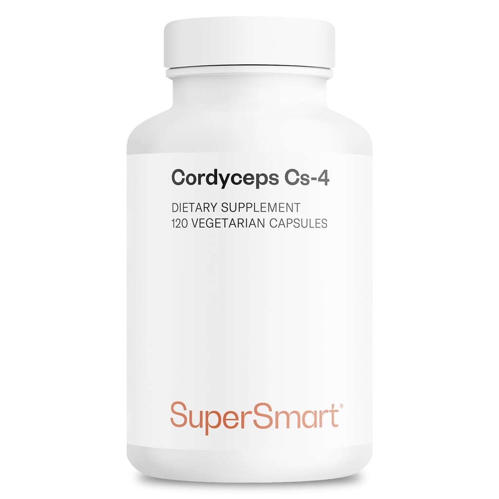 Supersmart - Cordyceps Cs-4 3150mg ανά ημέρα (Hight Strength) - Cordyceps Mushroom Supplement - Αντοχή & Ενέργεια 
