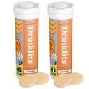 Pinklits Orange Daily Hydration Tablets (2) Tube Bundle 