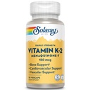SOLARAY τριπλή δύναμη βιταμίνη K-2 ως MK-7, 150 mcg 
