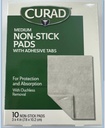 Curad Non-Stick Pads, 3 Inches X 4 Inches 10 Count