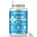 After Drinking Aid Supplement Pre Game Party Pills Electrolytes Hydration DHM Milk Thistle Weekend Recovery Vitamins Relief Formula Better Mornings Alcohol Liver Health Support 120 Capsules