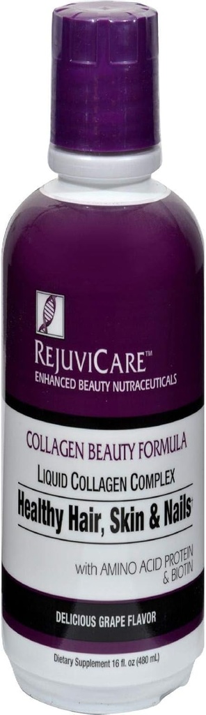 Ανεμόμυλος Υγεία Προϊόντα RejuviCare Collagen Ομορφιά Formula Grape Flavor 16 fl. oz