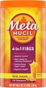 Metamucil 4-in-1 Psyllium Husk Fiber Supplement, Real Sugar, 114 tablespoons, Orange Flavored, Daily Fiber Powder for Digestive Health, made with Plant-Based Psyllium Husk Fiber