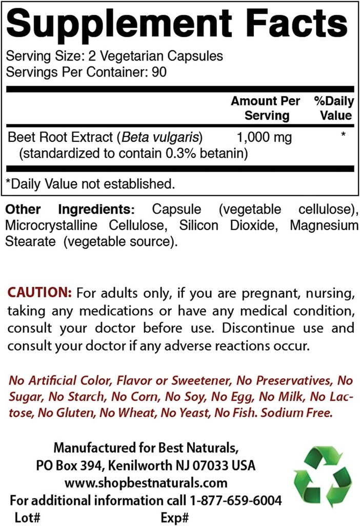 Σκόνη ρίζας τεύτλων 500 Mg & εκχύλισμα Ashwagandha 500 Mg
