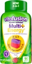 Vitafusion Multi + Ενέργεια* Gummy Βιταμίνες, Περιέχει βιταμίνη Β για να παρέχει την ενέργεια Υποστήριξη Μεταβολισμού*, 90 Count