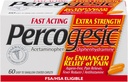 Percogesic Extra Strength Acetaminophen & Diphenhydramine Pain Relief, Fast-Acpirin-Free Fever Reducer & Antihistamine, 60 Count