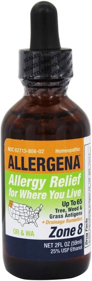 PROGENA Alergena Zone 8 (2 fl ουγγιά, ενήλικας)