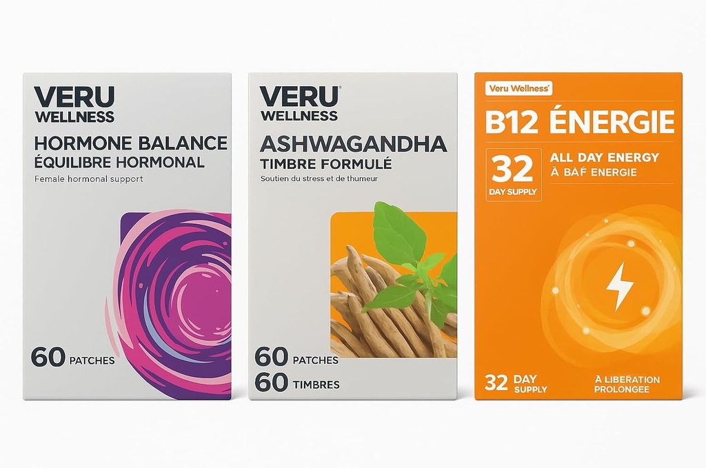 Veru Wellness Hormonal Balance for Women Compete Bundle - Myo-Inositol & D-Chiro, Ashwagandha, Energy - PMS, Mensural, Mood - Στρες και Ενέργεια (2 Μήνας)