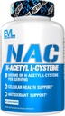 Evlution Nutrition NAC N-Acetyl L-Cysteine - 600mg N-Acetyl L-Cysteine Per Serving - Αντιοξειδωτική υποστήριξη - Υποστήριξη υγείας - Συμπλήρωμα διατροφής - Vegan & Gluten Free - 60 κάψουλες λαχανικών - 60 υπηρεσίες