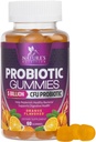 Probiotic Gummies για την Πειθαρχική Υγεία των Γυναικών & Ανδρών, 5 δισεκατομμύρια CFU, Best Daily Probiotics Gummy για Κολπική, Ανοσολογική Υποστήριξη & Υγεία των Ούρων, Υποστηρίζει Περιστασιακά Δυσκοιλιότητα Αέριο & Αίμα, 60 Gummies