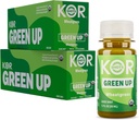Kor Shot Heatgrass Ginger Spirulina Shot - 24 Pack x 1.7 fl Oz - Green Up Shot - Daily Greens Superfoods Shot - USDA Certified Organic