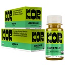Kor Shot Wheatgrass Ginger Spirulina Shot - 24 Pack x 1.7 Fl Oz - Green Up Shot - Daily Greens Superfoods Shot - USDA Certified Organic