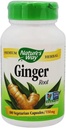 Nature's Way Premium Herbal Ginger Root, Digestive Support, 550 mg, 100 Vegetarian Capsules, Pack of 2