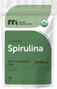 Micro Ingredients Organic Spirulina Supplement, 3000MG ανά υπηρεσία, 720 Tablets (4 Μήνας προσφοράς), Χωρίς πληρωτικό & μη ΓΤΟ, πλούσιο σε Vegan Protein, Βιταμίνες & Πρεβιοτικά, Premium Spirulina Pills