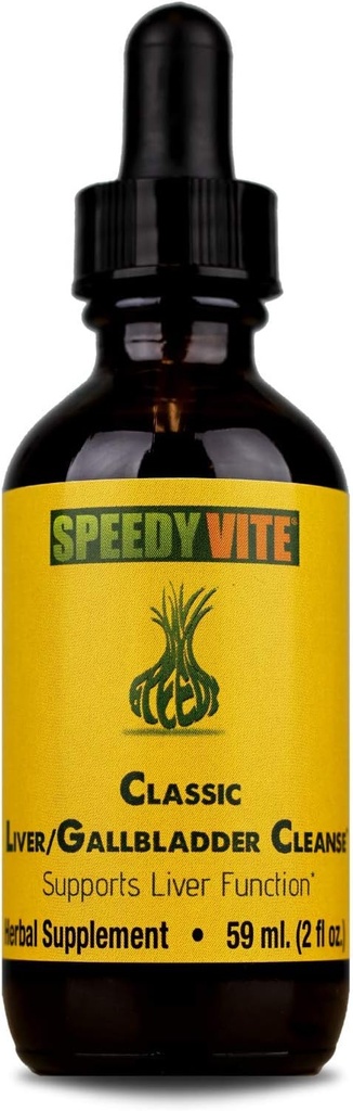 Classic Herbal Liver/Gallbladder Cleanse and Detox (2 fl oz) Drops - Milk Thistle, Dandelion Root and More