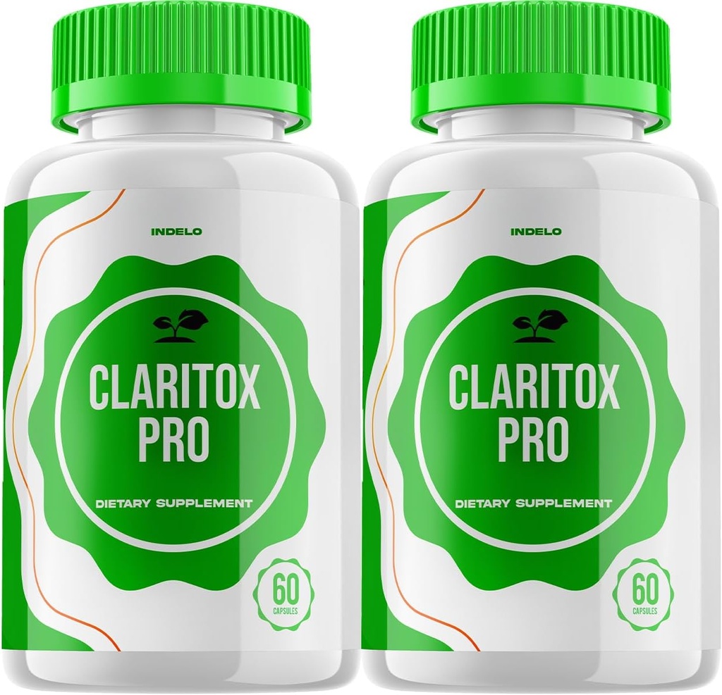 (2 Πακέτο) Claritox Pro για κάψουλες ίλιγγο, Claritox Pro για τις κριτικές ίλιγγο, ClaritoxPro για το συμπλήρωμα υποστήριξης ίλιγγο Μέγιστη δύναμη Nootropic Formula Χάπια Claritox Pro για τη μνήμη (120 κάψουλες)