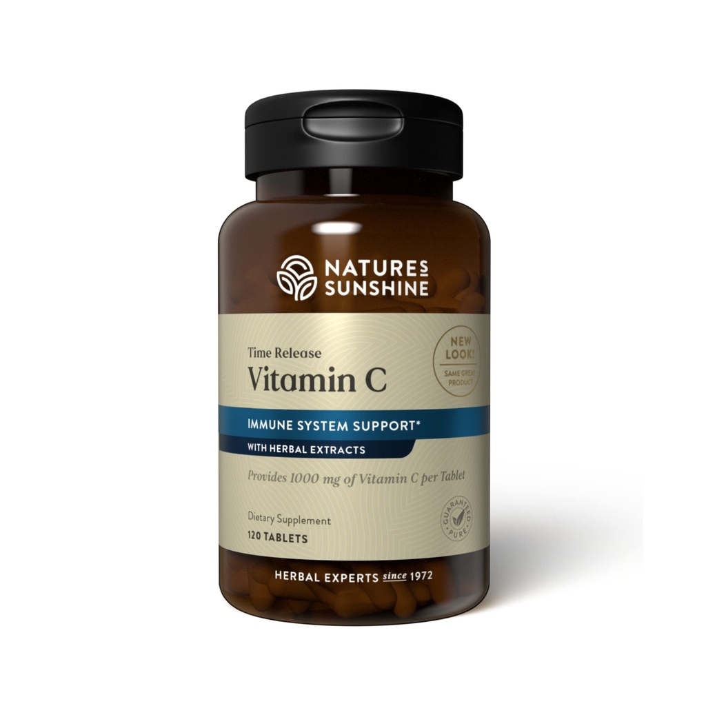 Natures Sunshine Vitamin C Time Release, 1000 mg, 120 δισκία 