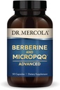 Dr. Mercola Berberine and MircoPQQ Advanced - Προσφορές Μεταβολική, Μιτοχονδριακή, Εγκεφαλική & Ανοσολογική Υποστήριξη - GMO-free, Gluten-free & Soy-Free - 90 Κάψουλες (90 Υπηρεσίες)