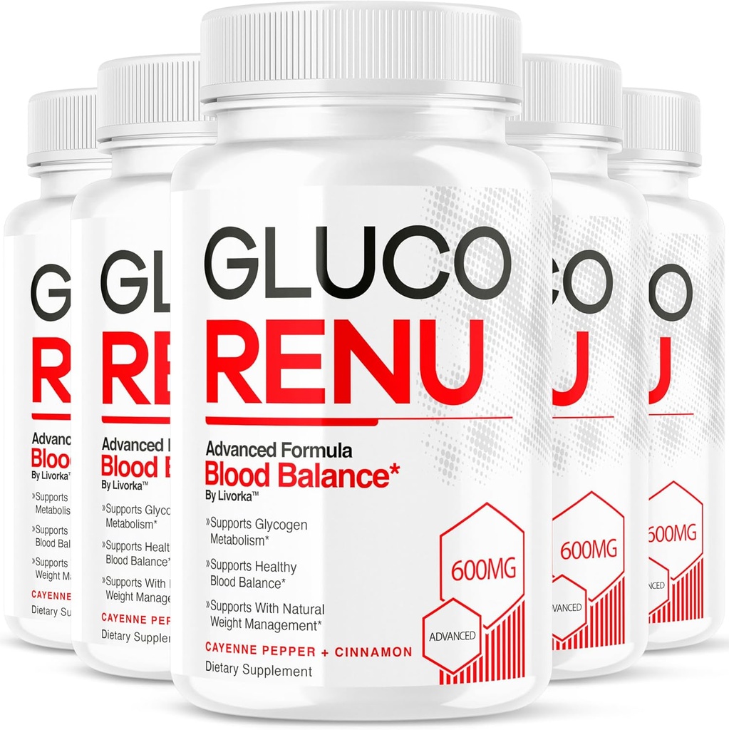 (5 συσκευασία) GlucoRenu κάψουλες - Επίσημη GlucoRenu, GlucoRenu χάπια, Premium συμπλήρωμα φόρμουλας GlucoRenu, Φυσική υποστήριξη GlucoRenu, GlucoRenu Premium Formula, 150 κάψουλες για 5 μήνες