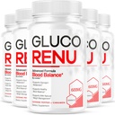 (5 συσκευασία) GlucoRenu κάψουλες - Επίσημη GlucoRenu, GlucoRenu χάπια, Premium συμπλήρωμα φόρμουλας GlucoRenu, Φυσική υποστήριξη GlucoRenu, GlucoRenu Premium Formula, 150 κάψουλες για 5 μήνες