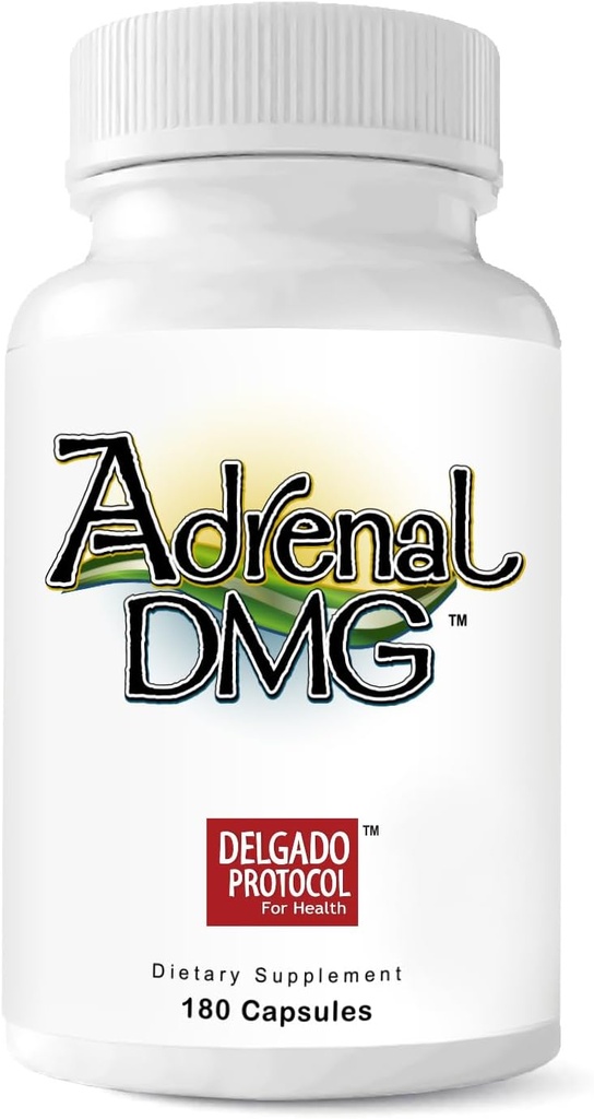 Adrenal DMG - 180 κάψουλες - Υποστηρίξτε την ενέργεια της ημέρας, καλύτερο ύπνο, ανοσοποιητικό σύστημα, μείωση των επιπέδων στρες, και κόπωση - όλα φυσικά συμπλήρωμα