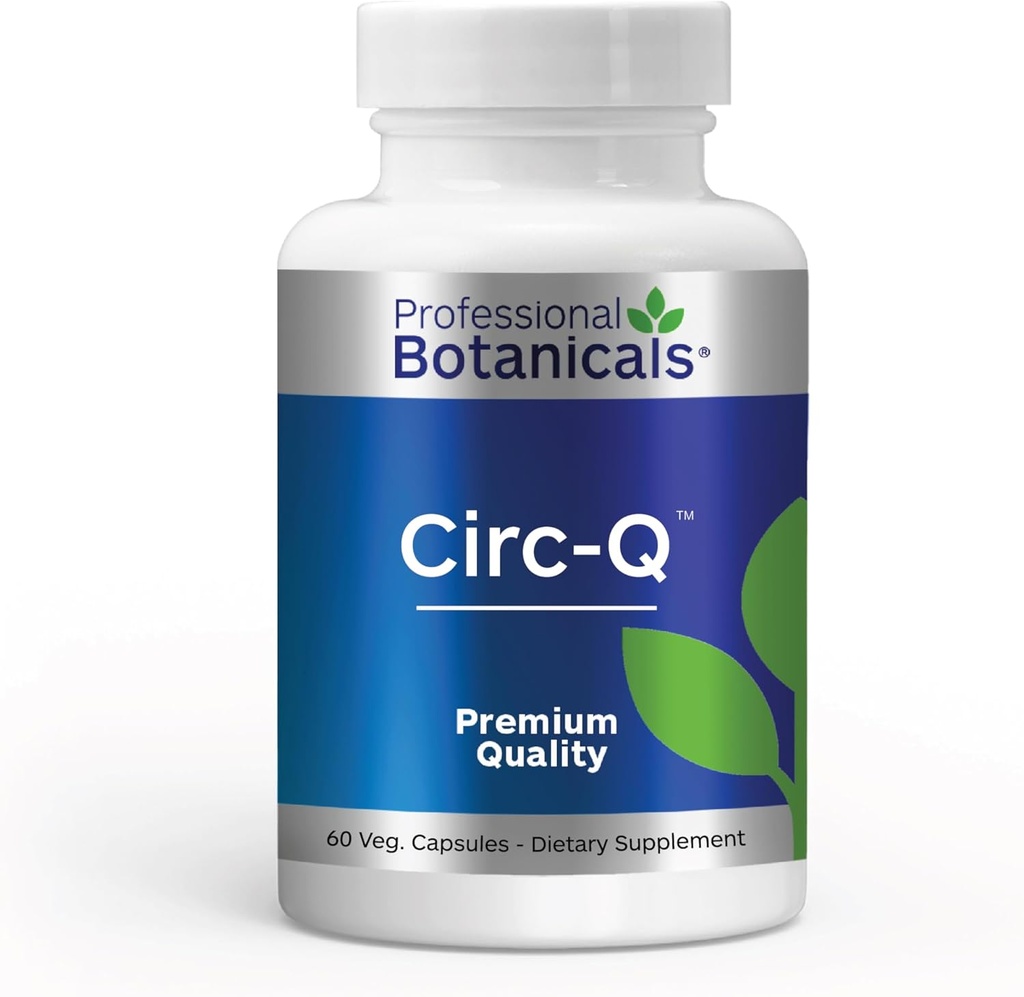 Professional Botanicals Circ-Q - Blood Circulation Support and Vein Health Supplement - 60 Vegetables Capsules