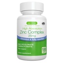 Igennus Clean Chelated Zinc 25mg με χαλκό, Πλήρως αναπαραχθεί Picolinate & Bisglycinate, Υψηλή Απορρόφηση Complex, Συμπλήρωμα για γυναίκες & άνδρες, Εργαστήριο Επαληθευμένο, Μη ΓΤΟ, Ανοσοποιητικό & Δερμάτινο Υποστήριξη, 6 Μήνες Προσφορά
