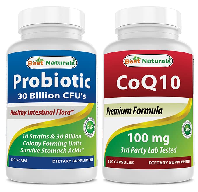 Best Naturals Probiotic 10 Strains & 30 δισεκατομμύρια CFU & COQ10 100 mg
