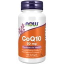 NOW Συμπληρώματα, CoQ10 50 mg, φαρμακευτικός βαθμός, All-Trans Form που παράγεται με ζύμωση, 100 Softgels